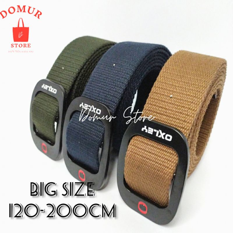 หัวเข็มขัดสําหรับบุรุษและสตรี BIG SIZE JUMBO OXLEY OVAL สีดํา