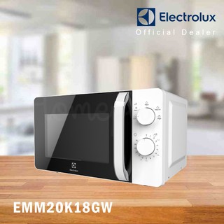 เช็ครีวิวสินค้าElectrolux ไมโครเวฟ ขนาด 20 ลิตร รุ่น EMM20K18GW