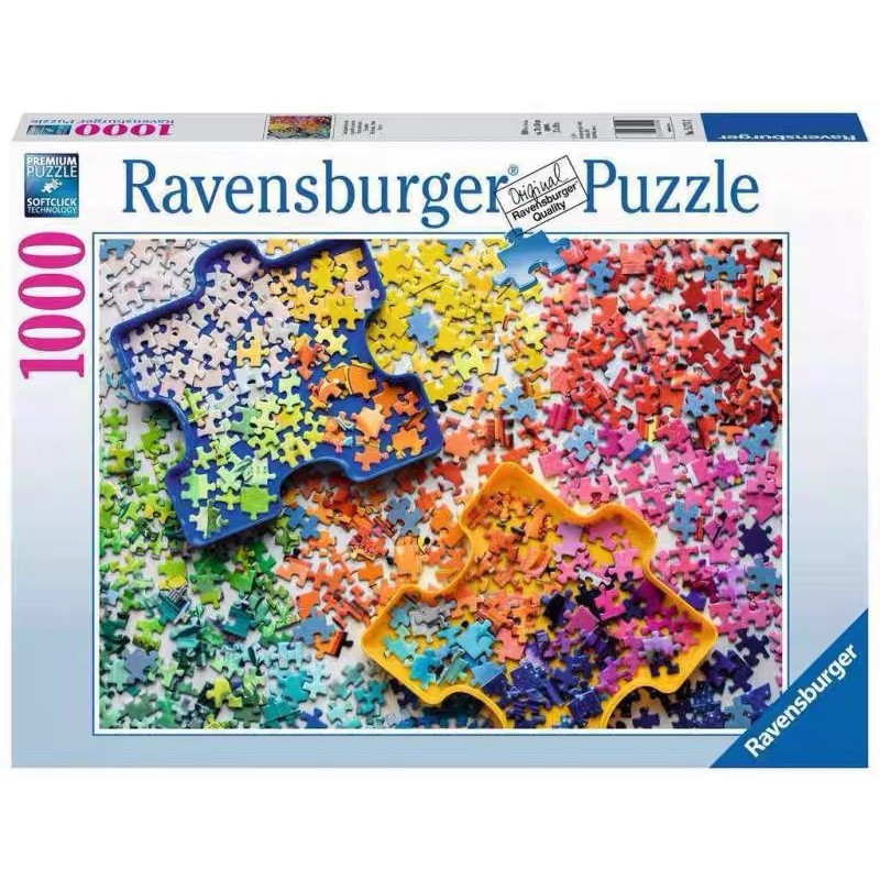 พร้อมส่ง- จิ๊กซอว์ Ravensburger jigsaw puzzle 1000 ชิ้น ลายจิ๊กซอว์