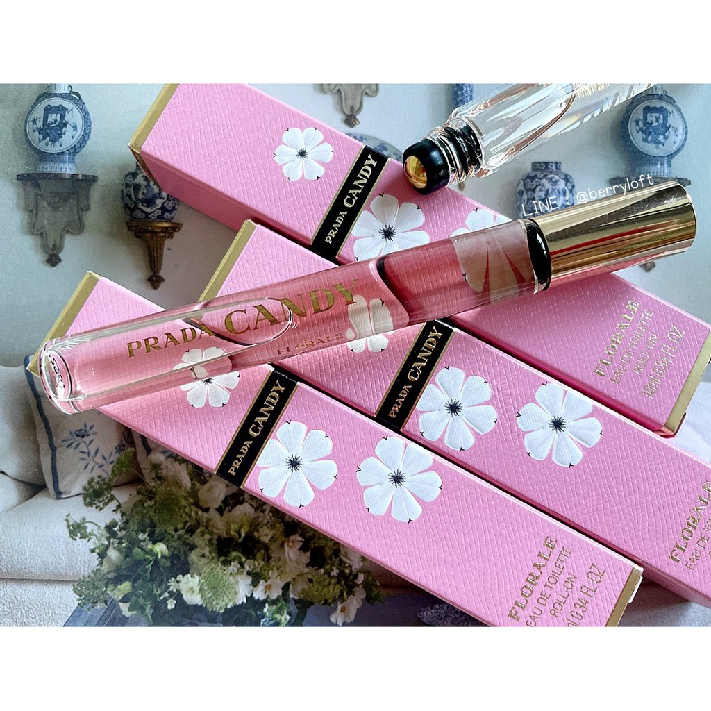 🌟🌟 PRADA Candy Florale EDT 10 ml. (หัวลูกกลิ้งใช้สะดวก)