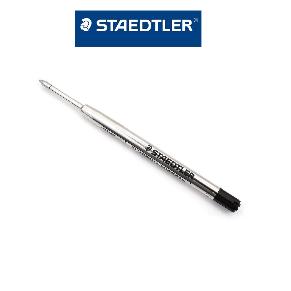 PARKER JUMBO REFILL STAEDTLER 458 ลูกปืน ตัวเครื่องเหล็กสีน้ําเงิน 2 จังหวะ: Medium(M) และ Fine(F)