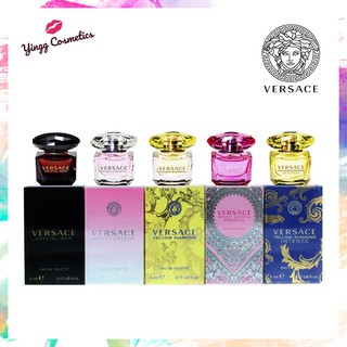 "น้ำหอมแท้" Versace Miniatures Gift Set 5 ml x 5 กิ๊ฟเซ็ทน้ำหอมขนาดพกพา