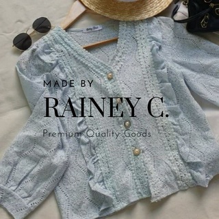 Rainey Closet - เสื้อลูกไม้ แขนยาว