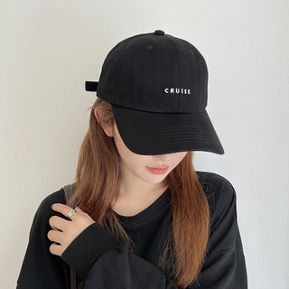 [Unisex Hardtop หมวกเบสบอล ปักลายตัวอักษร] [คุณภาพสูง กันแดด คลาสสิก ลําลอง หมวกเบสบอล ปรับได้]