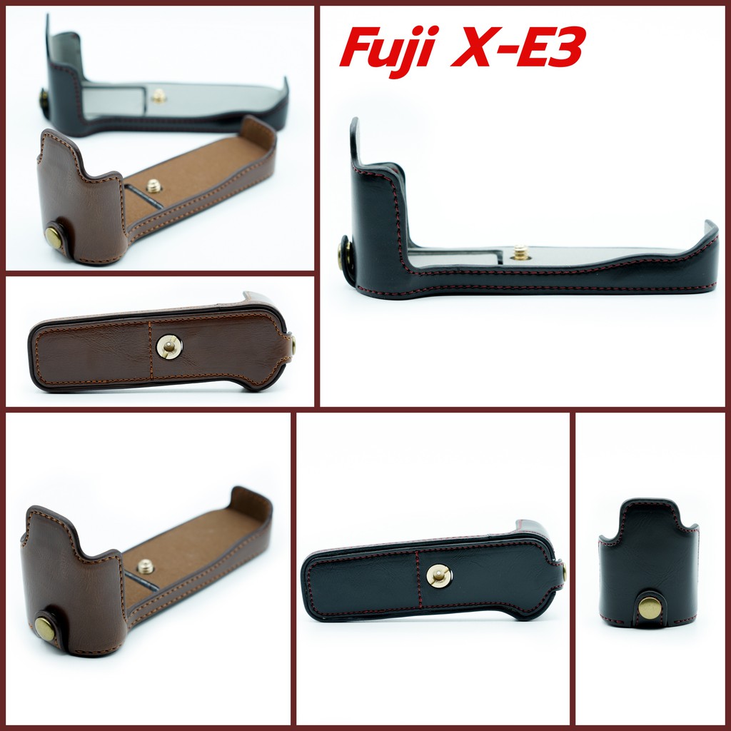 เคสกล้อง Fuji X-E3 Leather Half Case for Fuji XE3