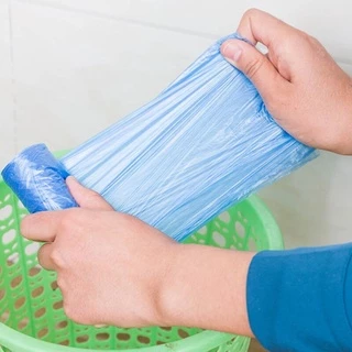ถุงขยะ พกพา 100ใบขนาด 45×50CM 5ม้วน เนื้อเหนียว ไม่สกปรก