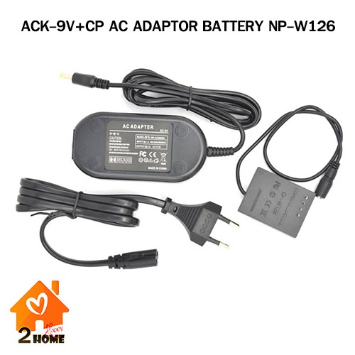 Dummy Battery  ACK-9V+CP AC ADAPTOR BATTERY NP-W126