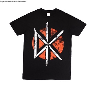 คอลูกเรือเสื้อยืดคอกลมเสื้อยืด พิมพ์ลายโลโก้ DEAD KENNEDYS DISTRESSED DK สําหรับผู้ชาย ไซซ์ Mผ้าฝ้ายแท้