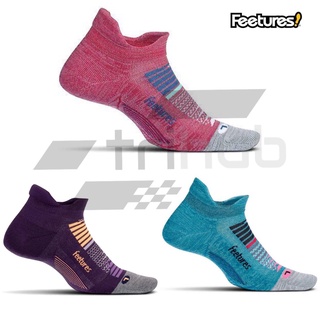 FEETURES Elite Max Cushion No Show - Unisex ถุงเท้าวิ่งมาราธอน หนานุ่มที่สุด