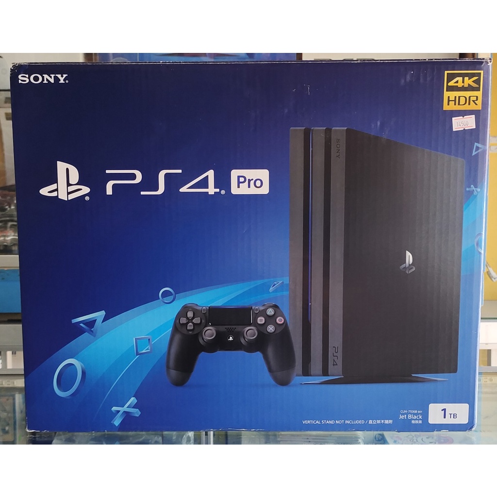 🎮 PS4 ขาย PlayStation 4 Pro (ฟรี14เกมส์ในเครื่อง) 1TB(V9.03) มือสอง✅✅