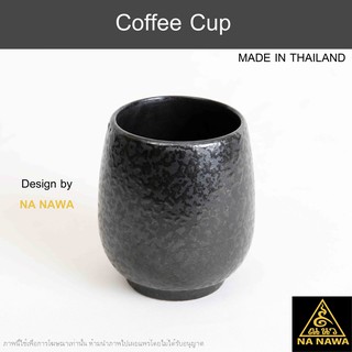 NA NAWA Ceramic Coffee Cup NY39-BLACK LEATHER