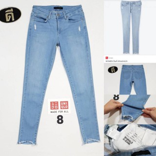 8.UNIQLO SKINNY( 409941 ) เอววัดจริง 29