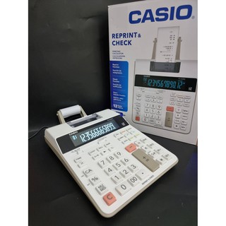 เครื่องคิดเลขพิมพ์กระดาษ Casio FR-2650RC คำนวนภาษี ตรวจสอบย้อนหลังได้150 step ความเร็วในการพิมพ์2บรรทัด/วินาที หน้าจอ12"