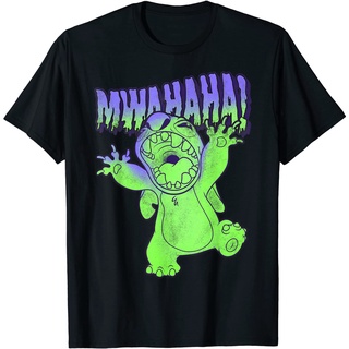 ราคาระเบิดDisney เสื้อยืดผู้ใหญ่ ลาย Lilo &amp; Stitch Halloween Stitch Mwahaha สําหรับผู้ชาย และผู้หญิงS-3XL