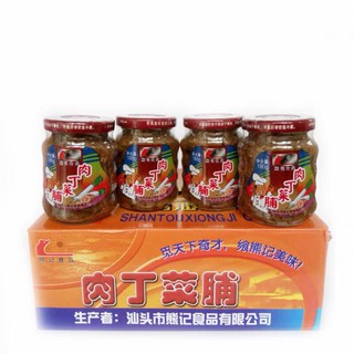 เนื้อหมูหัวไชเท้า พร้อมส่ง（熊记肉丁菜脯）ขนาด180g  เนื้อหมูผสมหัวไชเท้าสำเร็จรูปพร้อมรับประทาน