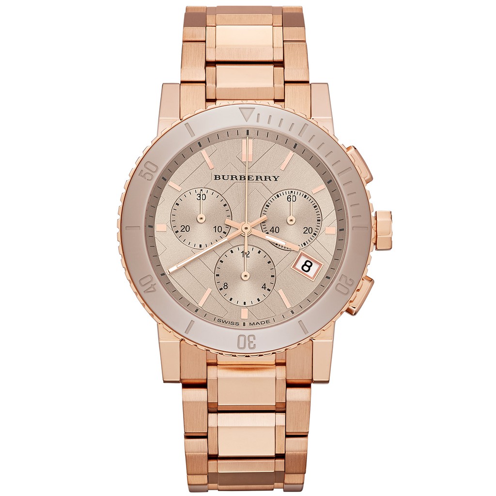 burberry watch rose gold womens