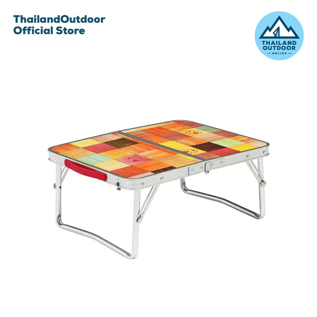 Coleman โต๊ะพับ แค้มปิ้ง ปิคนิค รุ่น JP Natural Mosaic Mini Table 26756