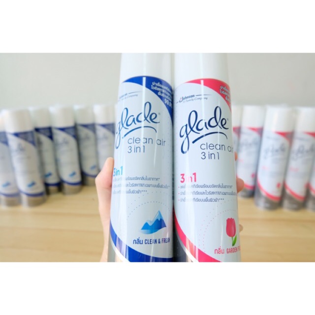 ❗️พร้อมส่ง❗️GLADE 3IN1 ผลิตภัณฑ์ปรับอากาศฆ่าเชื้อแบคทีเรีย