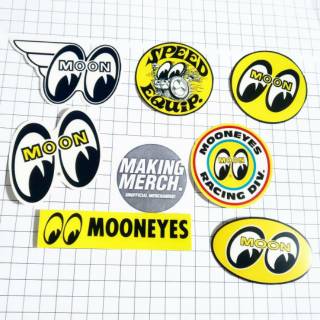 สติ๊กเกอร์ Mooneyes สําหรับติดตกแต่