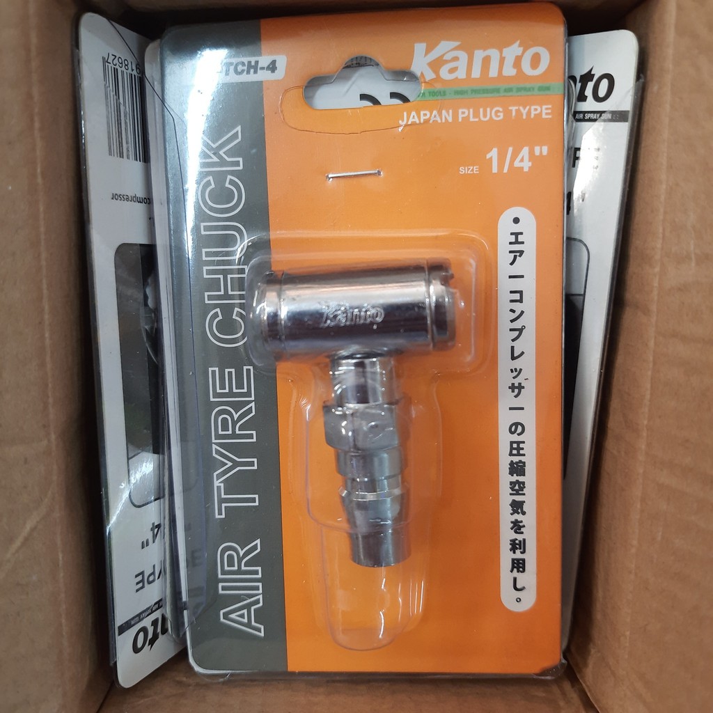 Kanto KT-TCH-4 หัวเติมลม ชนิดคอปเปอร์ ขนาด 1/4"