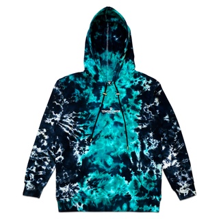 TZ TIE-TILL-DYE HOODIE - GREEN &amp; BLACK