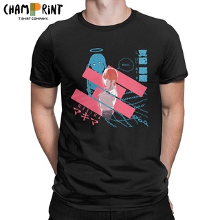 เสื้อยืด ผ้าฝ้าย 100% พิมพ์ลาย Chainsaw Man Makima Streetwear สไตล์ญี่ปุ่น วินเทจ สําหรับผู้ชาย ของขวัญวันเกิดS-5XL