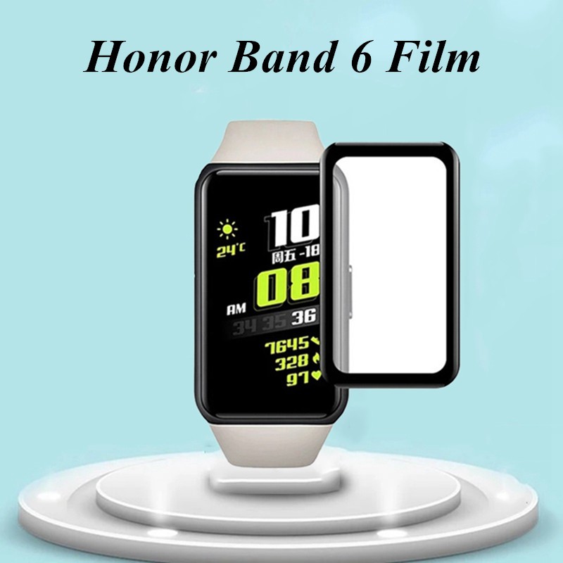 ฟิล์มกันรอยหน้าจอ 3 D สําหรับ Huawei Honor Band 6