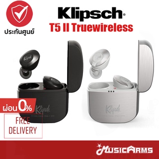 [ใส่โค้ดลดสูงสุด1000บ.] Klipsch T5 II Truewireless หูฟัง In-Ear Earphones หูฟังไร้สาย, หูฟังบลูทูธ จัดส่งด่วน Musi