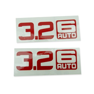 Sticker "3.2 6 AUTO" Ford Ranger สติ๊กเกอร์ ฟอร์ด แรนเจอร์ ปี 2012-2018