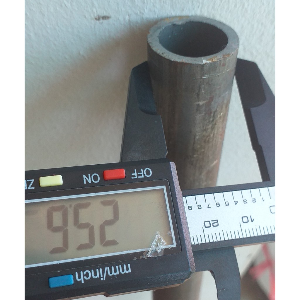 ท่่อเหล็ก OD 25.4mm. ID 16mm. ID 19mm. ID 12.7mm. (13/16") เหล็กแป๊ป ไม่มีตะเข็บเหล็กแข็ง