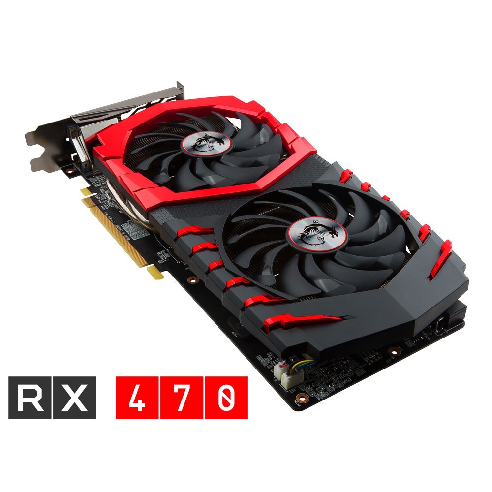 MSI  RX 470  8GB  Gaming X  (D5) สินค้ามือสอง ⚠️ไม่มีประกัน⚠️ ใช้งานได้ปกติดี ⚠️ ไม่มีกล่อง