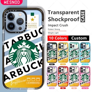 กันกระแทกใสแข็งบางใสแฟชั่น Case เคสโทรศัพท์มือถือ ลาย Starbucks Coffee Time My Coffee Rewards สําหรับ IPhone 11 12 Pro Max 15 14 7 8 Plus Xs X Xr 13 Mini Se2020ซิลิโคนนิ่มเคส tpu คุณภาพสูงยี่ห้อใสขอบเรียบโทรศัพท์มือถือฝาปิด Tifyอุปกรณ์เสริมสำหรับ