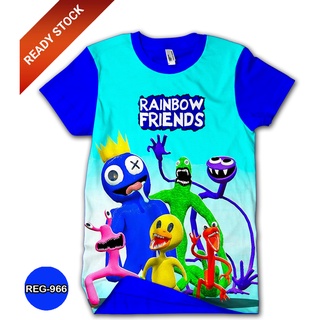 เสื้อยืด พิมพ์ลาย Rainbow Friends Game REG-966 สําหรับเด็ก