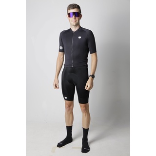 ZEPHYR BIB SHORTS BLACK STUFF - MAN