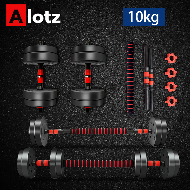 Alotz DUMBBELL ดัมเบลปรับน้ำหนัก PVC ดัมเบลคู่ ยกน้ำหนัก มี 10kg,15kg,20kg,30kg,40kg ขายเป็นคู่