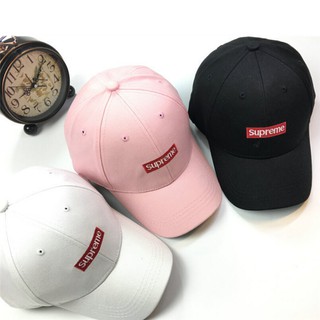 หมวกเบสบอลปักลาย Supreme