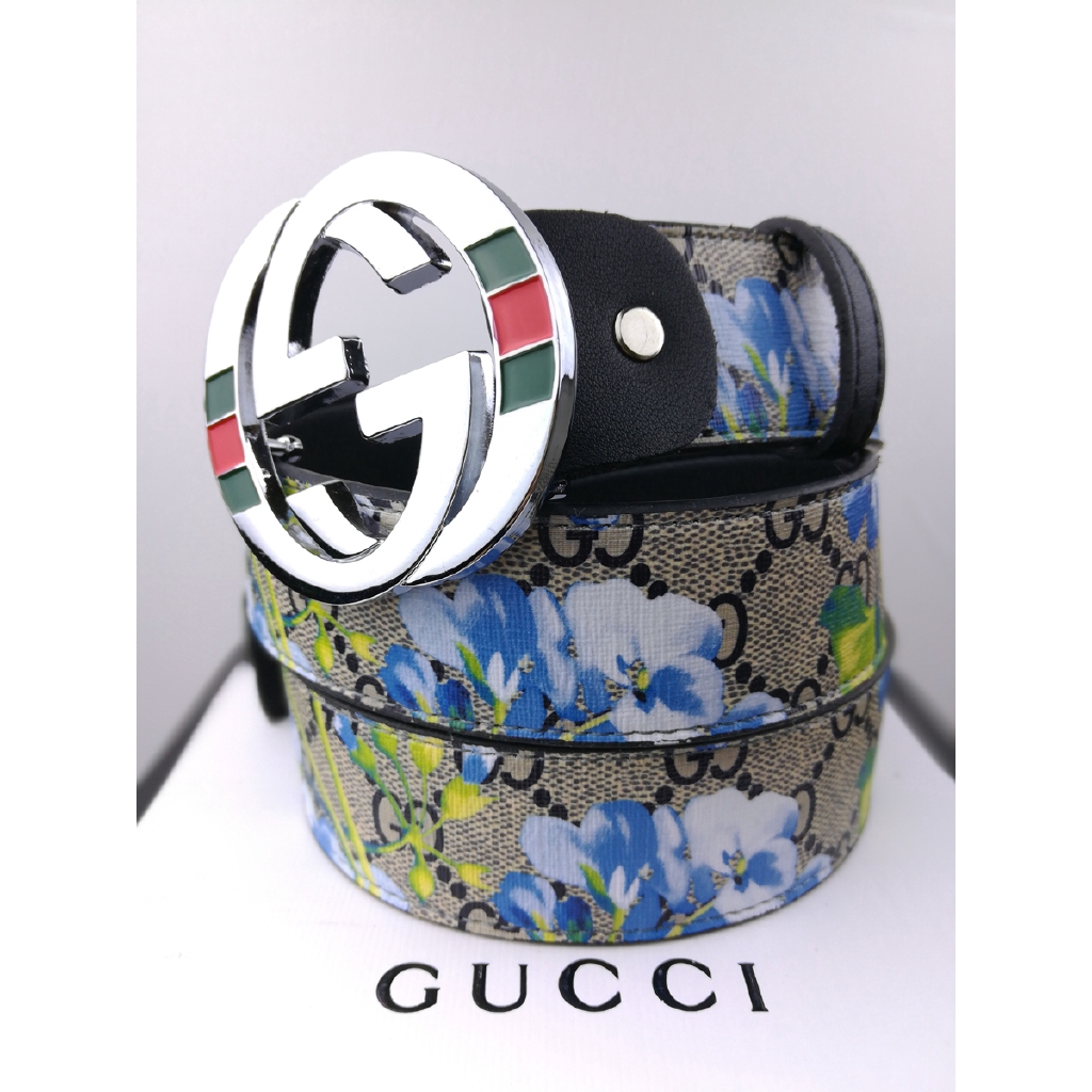 flower gucci belt