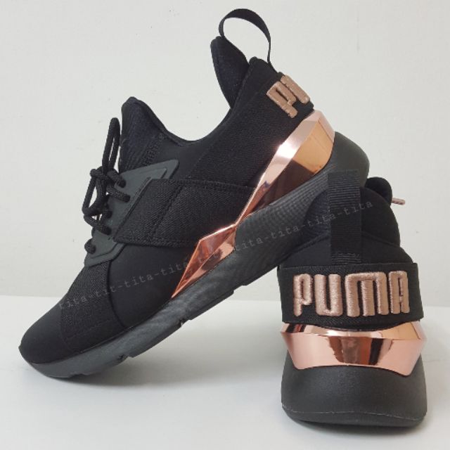 รองเท้า Puma muse metal rose gold (EMS free!)