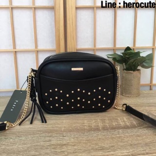 PEDRO TASSELED COMPACT SHOULDER BAG ของแท้ ราคาถูก