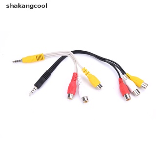 shakangcool 3.5mm AV Male to 3RCA Female M/F Audio Video Stereo Jack Adapter Cord Cable SGL