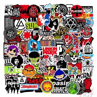 ❉ HipHop Rock Band - Lets Rock and Roll สติ๊กเกอร์ Sheets ❉ 102Pcs/12Page Waterproof DIY Fashion Decals Doodle สติ๊กเกอร์ Book