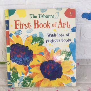 The Usborne First Book of Art ปกแฟ้มมือสอง-ab1