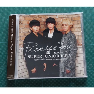 อัลบั้ม เปล่า ญี่ปุ่น Super Junior K.R.Y - Promise You Japanese Album เวอร์ E.L.F-JAPAN แกะแล้ว พร้อมส่ง Kpop CD