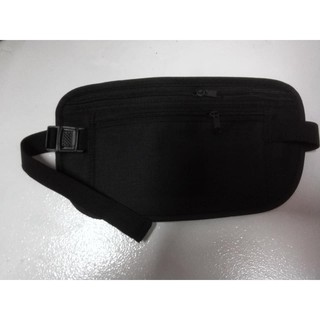 กระเป๋าคาดเอวสำหรับนักเดินทาง Waist Pouch สีดำ