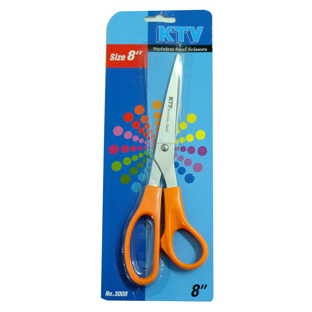 กรรไกร 5/6/7/8/9 นิ้ว ตรา KTV Scissors