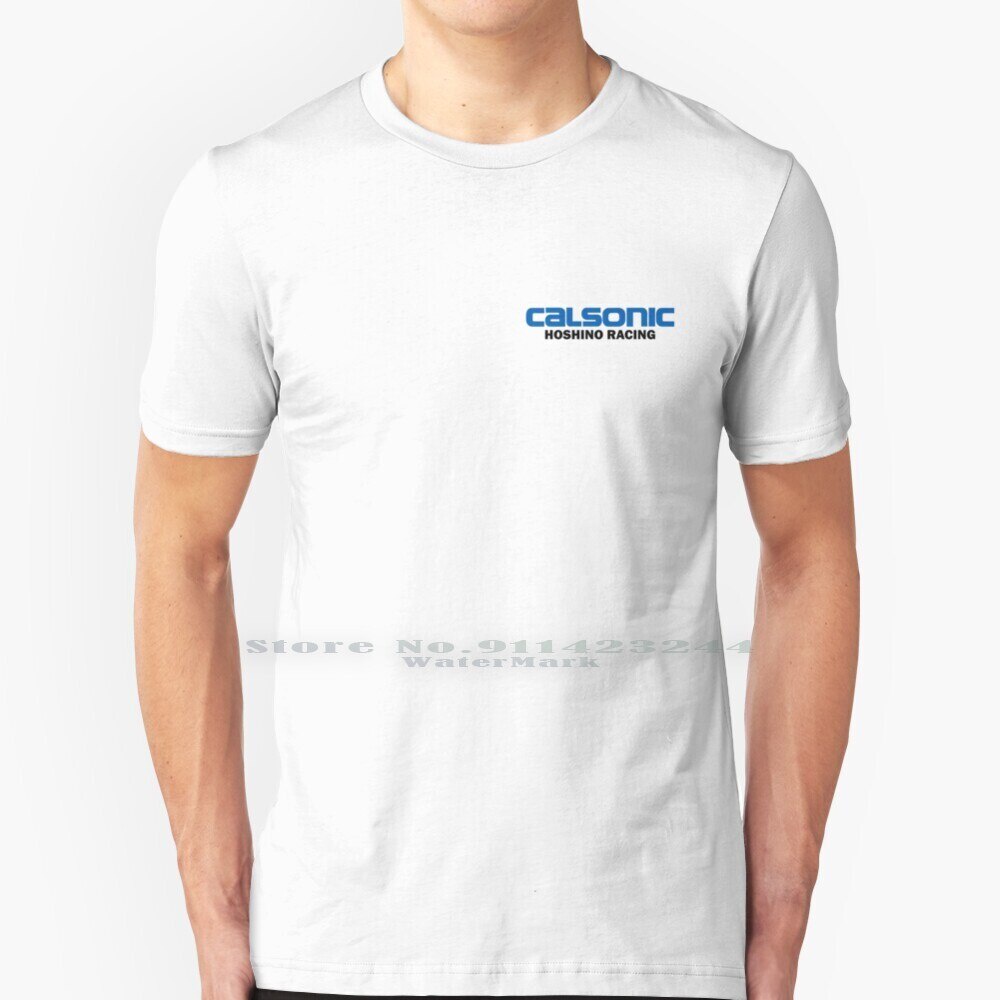 ~ Hoshino Racing T เสื้อ 100% ผ้าฝ้ายแท้ Hoshino Racing Impul Jgtc Nissan Skyline Bnr32 Gtr Gt R Nis
