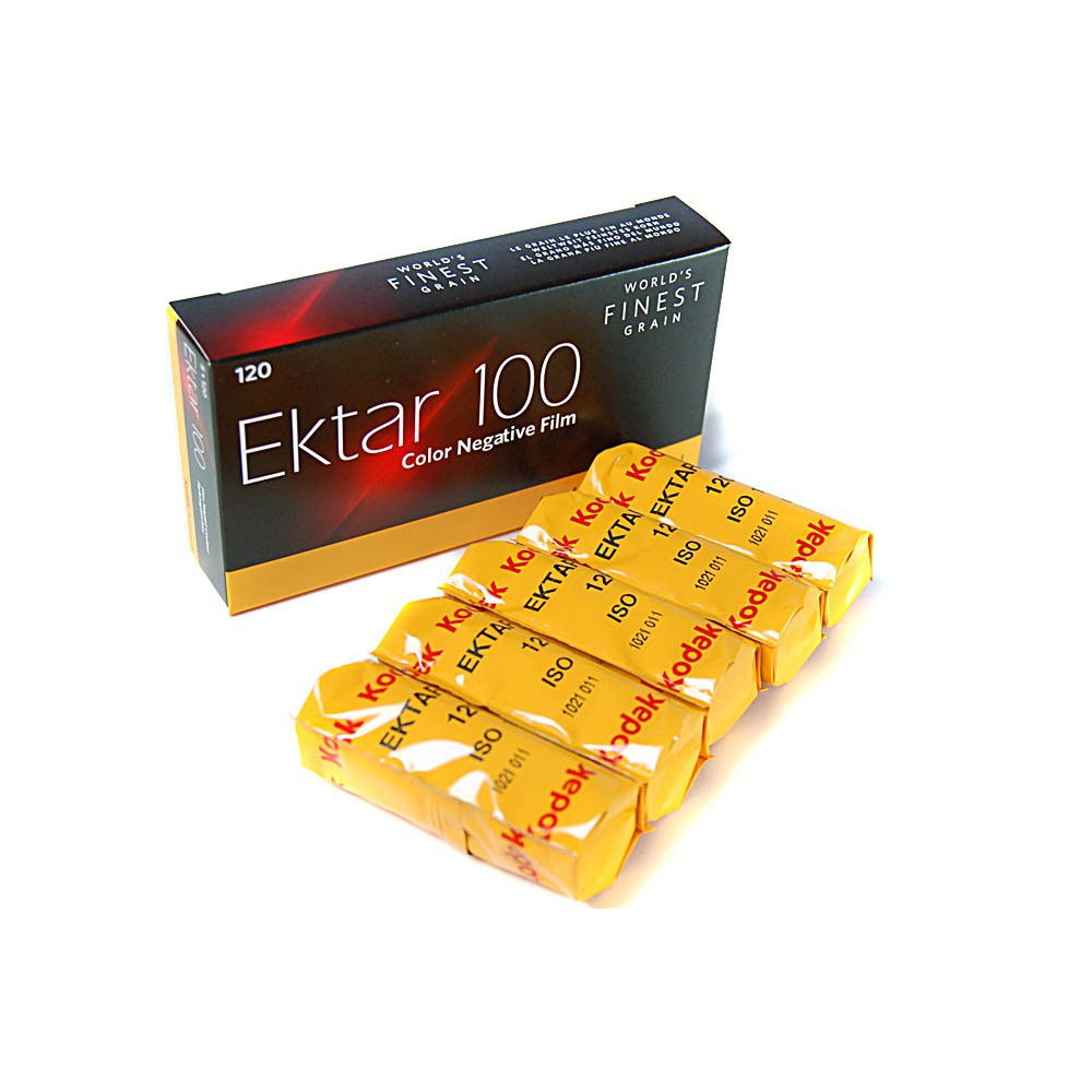 [ฟิล์ม 120] ฟิล์มถ่ายภาพ Kodak Ektar 100 สี