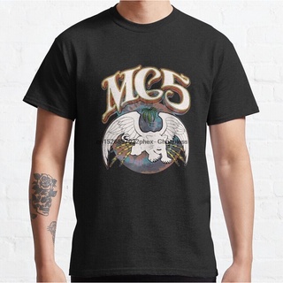 T-shirt  เสื้อยืดลําลอง ผ้าฝ้าย แขนสั้น ระบายอากาศ MC5 แฟชั่น สําหรับผู้ชาย ให้เป็นของขวัญS-5XL