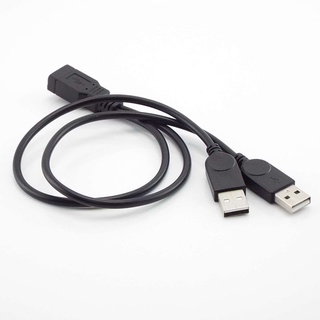 สายเคเบิลต่อขยายพาวเวอร์ซัพพลาย DC USB 2.0 A ตัวเมีย เป็นตัวผู้คู่ ความเร็วสูง สําหรับดิสก์ U