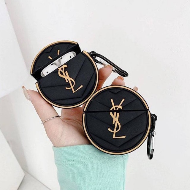 แฟชั่น เคสซิลิโคนสําหรับ AirPods 4/3/Pro2/Pro2 พร้อมตะขอ ฝาครอบป้องกันบลูทูธไร้สาย